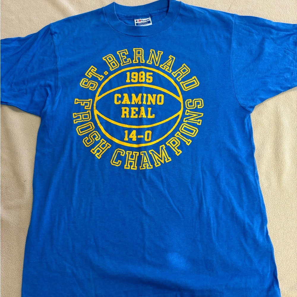 VINTAGE-St. Bernard High School 1985 Frosh Basketball Champions 🏀 UNISEX SHIRT